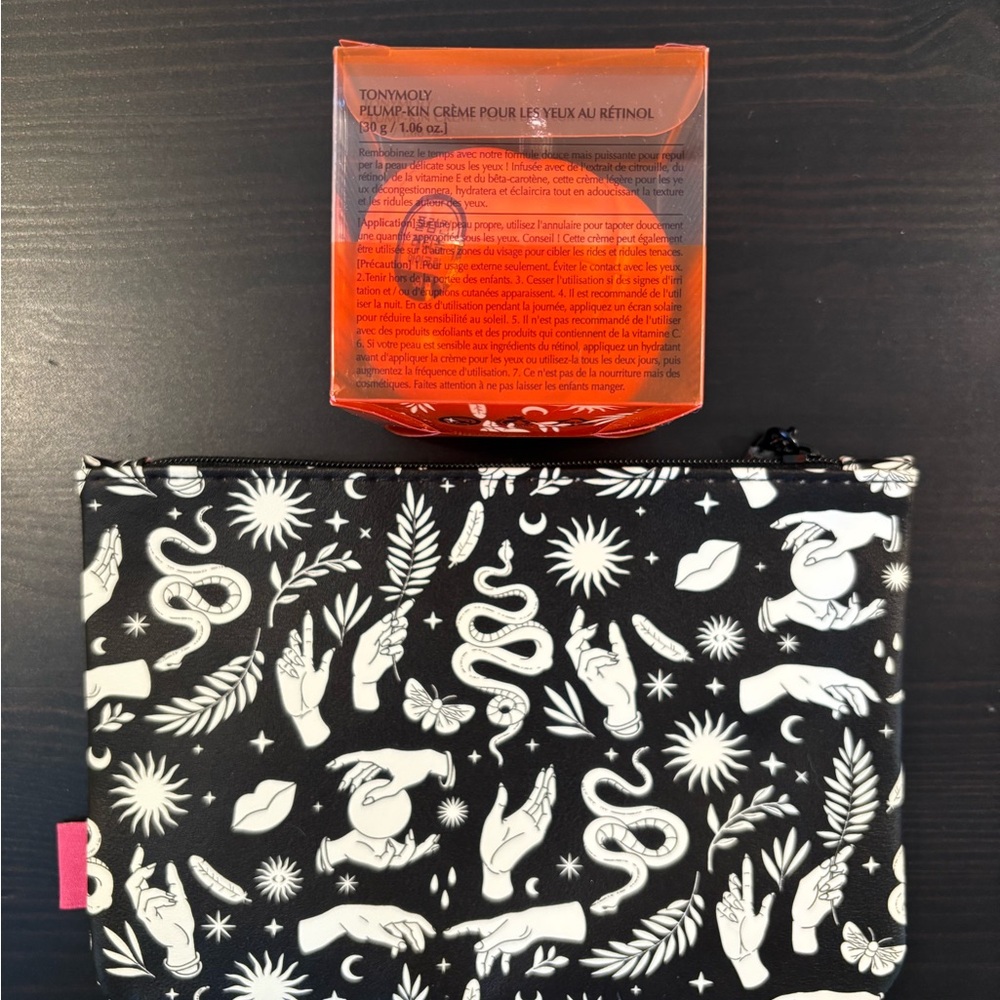 Tony Moly Plumpkin Eye Cream and Ipsy Bag NEW! - Picture 2 of 5